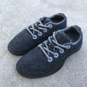 Women’s Allbirds Wool Runners Charcoal Size 5